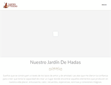 Tablet Screenshot of jardindehadas.cl